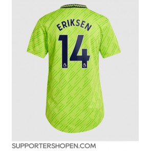 Manchester United Christian Eriksen #14 Tredje Matchtröja Dam 2022-23 Kortärmad